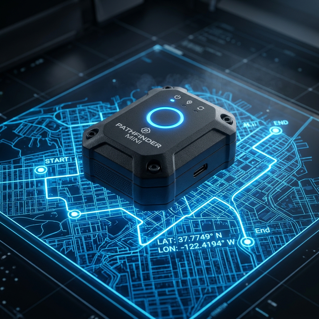 GPS Tracker 3D Render