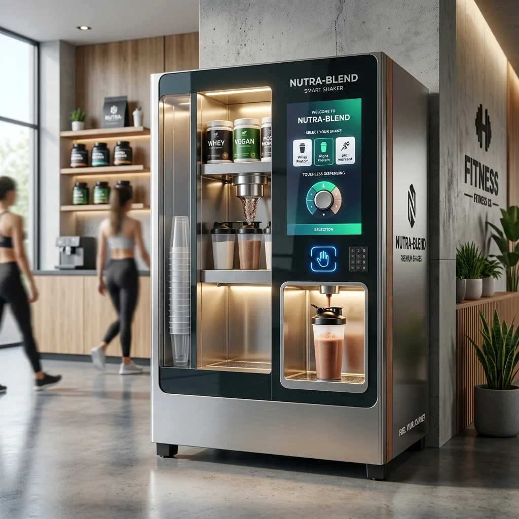 SmartShaker Vending 3D Render