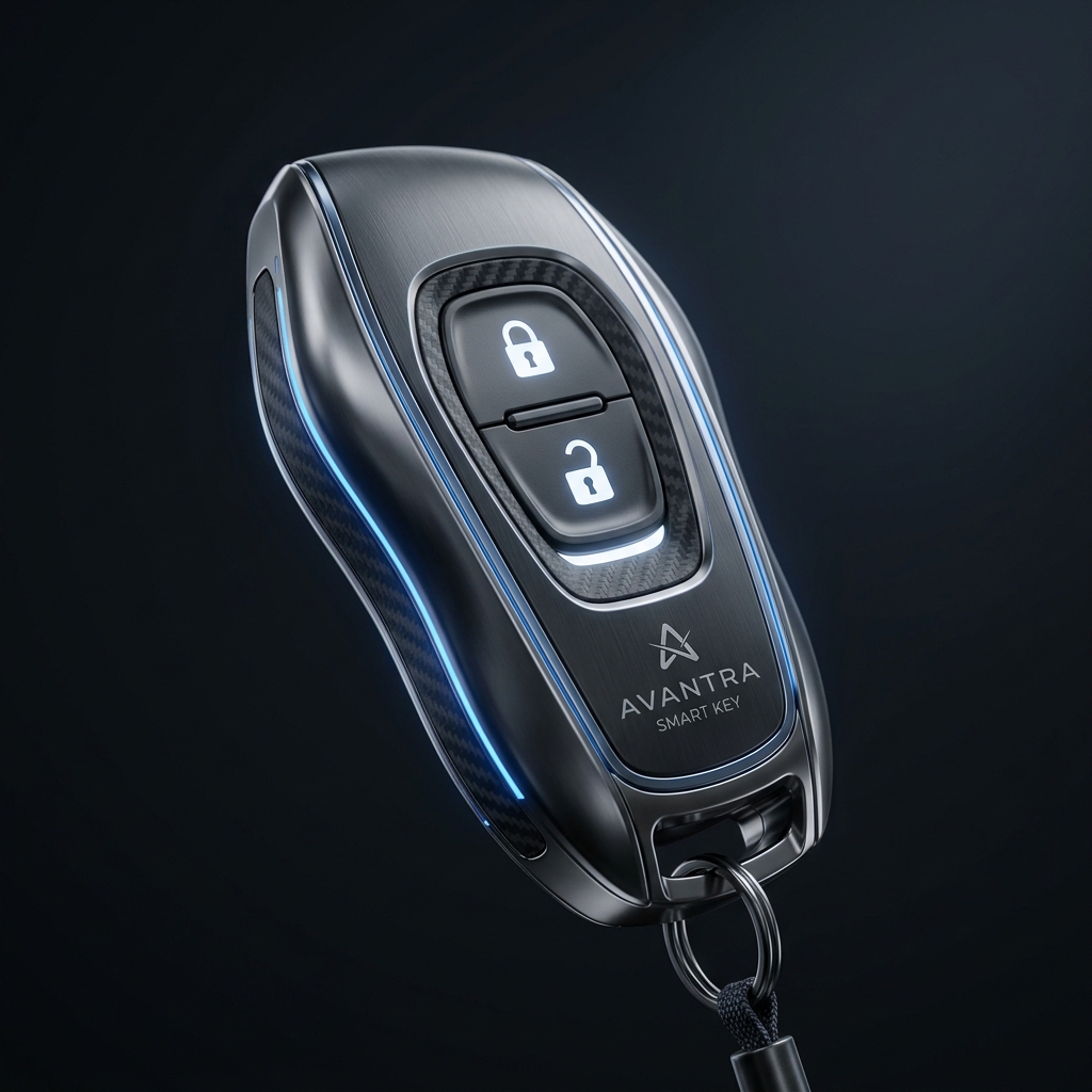 SmartStarter Key Fob 3D Render