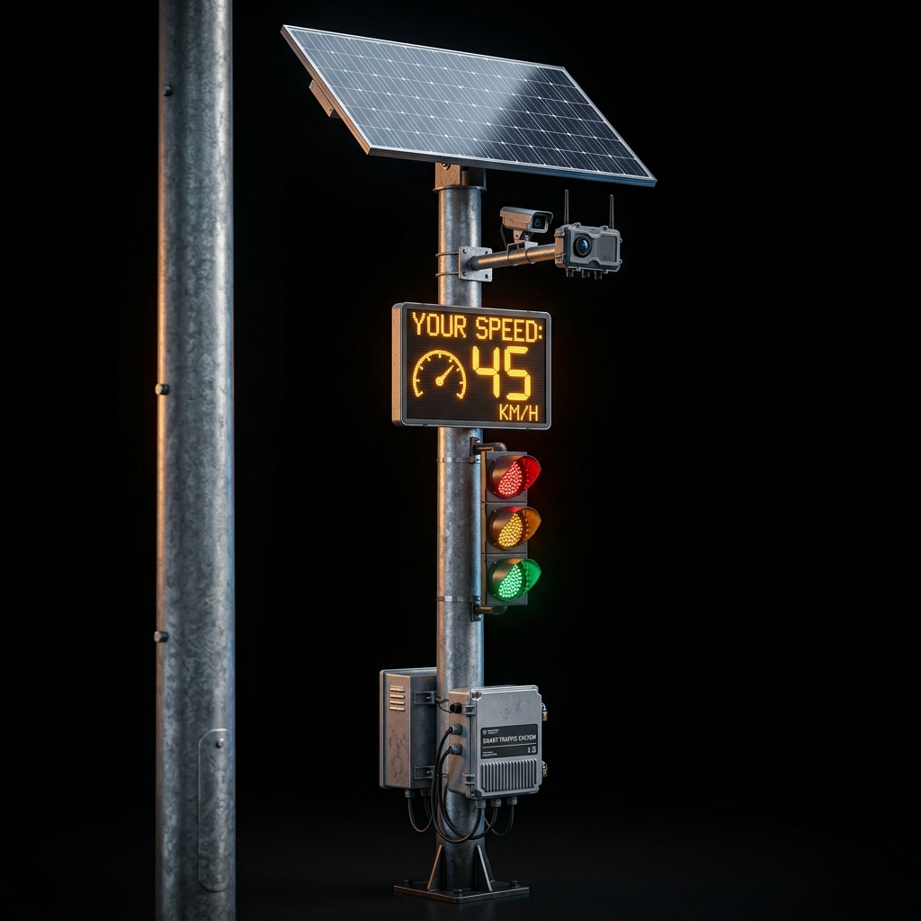 SmartSign Roadside Sign 3D Render