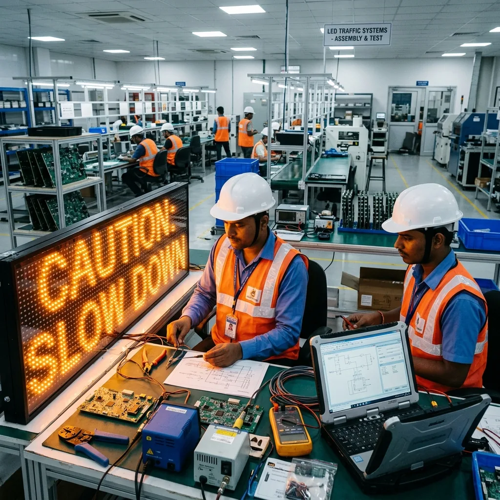 SmartSign Solar Traffic System Assembly & Testing